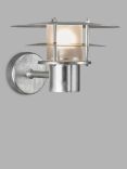 Nordlux Bastia 24 Galvanised Outdoor Wall Light, Grey