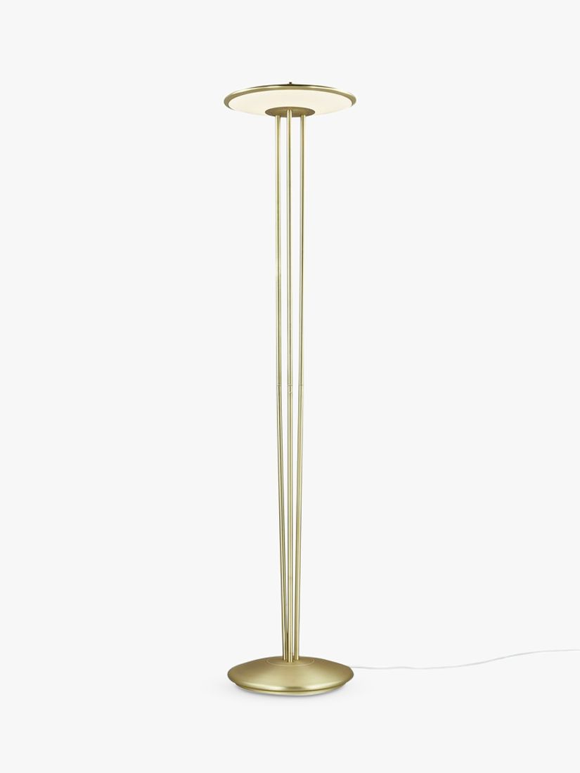 Nordlux Blanche Floor Lamp, Brass/White