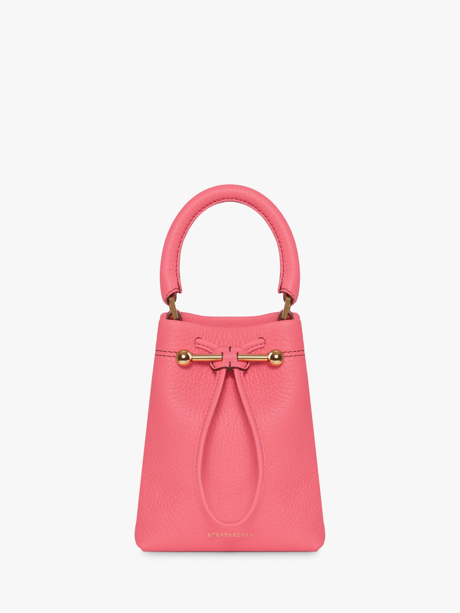 Strathberry - Ace Mini - Crossbody Leather Mini Handbag - Pink for Women