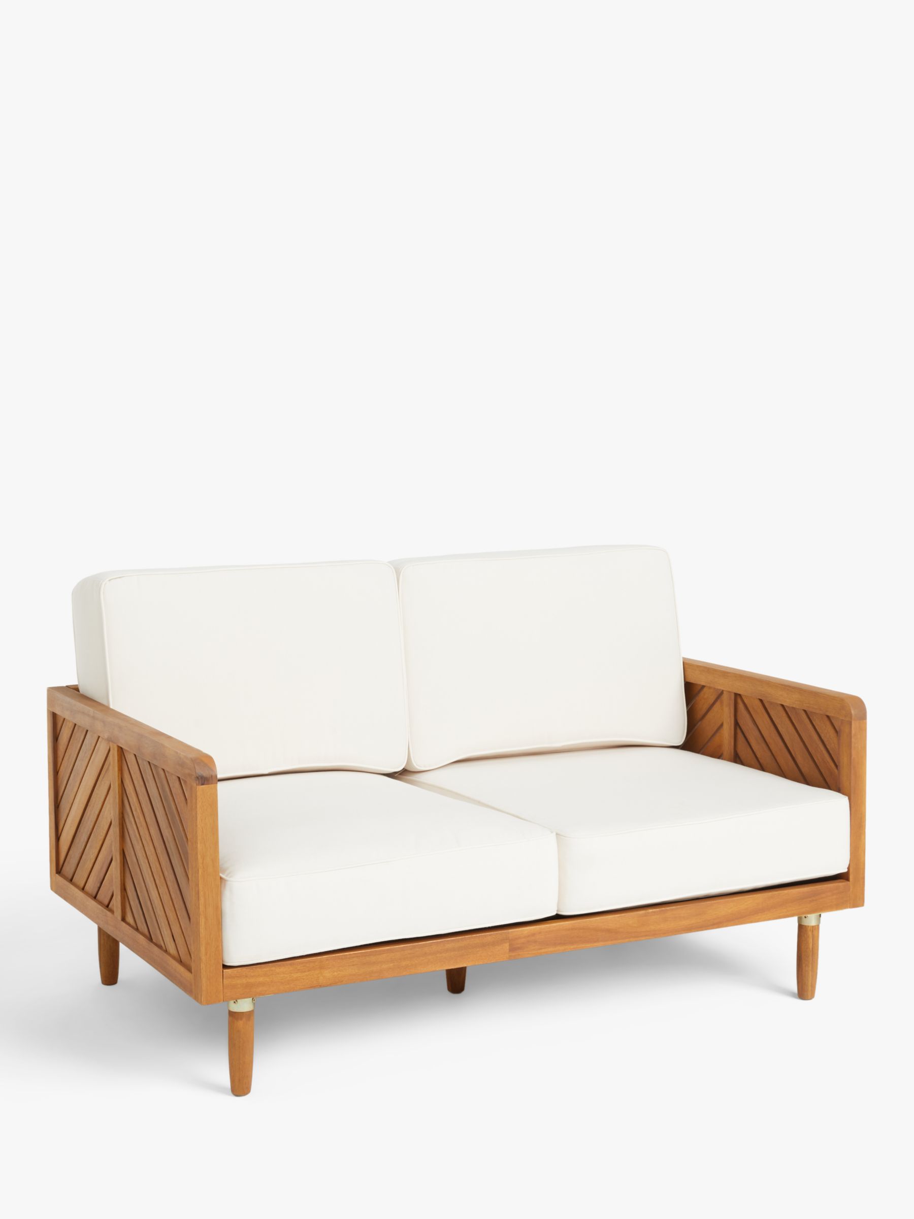 Photo of John lewis + swoon franklin 2-seater garden sofa fsc-certified -acacia wood-
