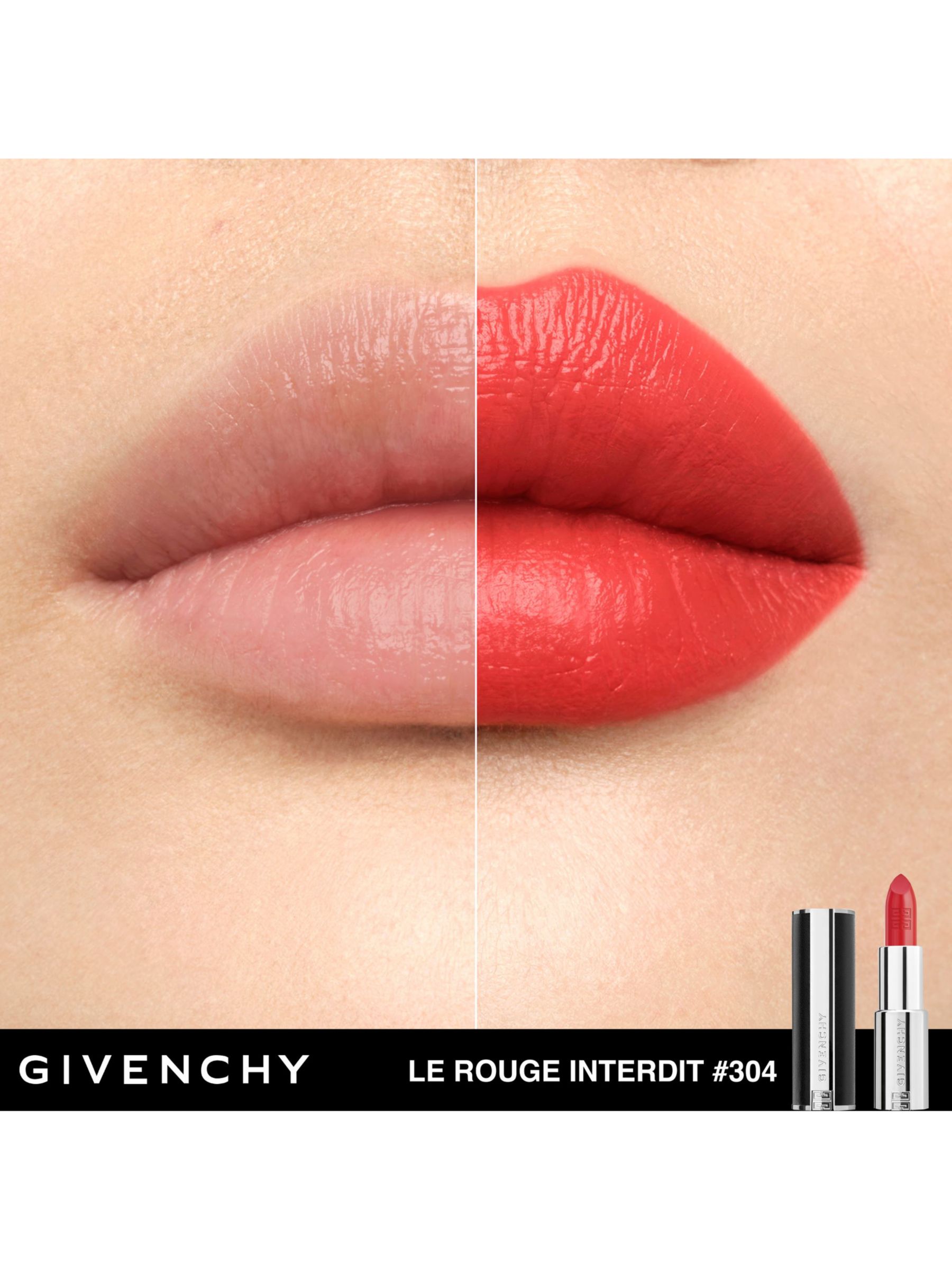 Givenchy Le Rouge Interdit Intense Silk Lipstick, N304 Mandarine Boléro at  John Lewis & Partners