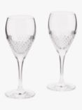 Vera Wang Diamond Mosaic Wine Glass, Set of 2, 240ml, Clear
