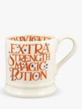 Emma Bridgewater Halloween Toast & Marmalade Magic Potion Half Pint Mug, 300ml, Orange/Multi