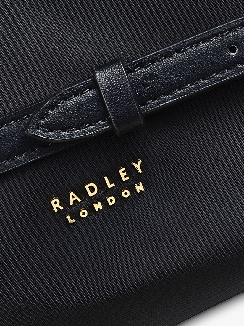Radley Finsbury Park Medium Zip Top Cross Body Bag, Black