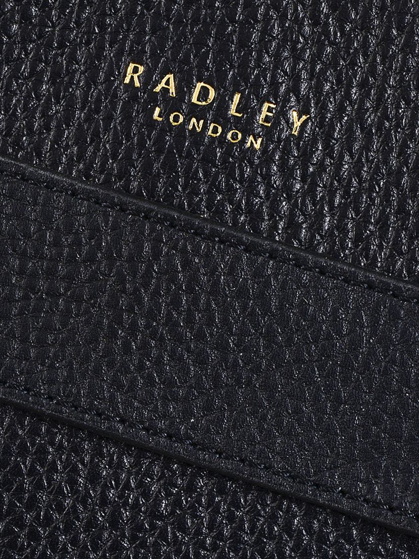 Radley Dukes Place Leather Cross Body Bag, Black at John Lewis & Partners