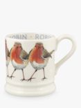 Emma Bridgewater Robin Half Pint Mug, 300ml, Red/Multi