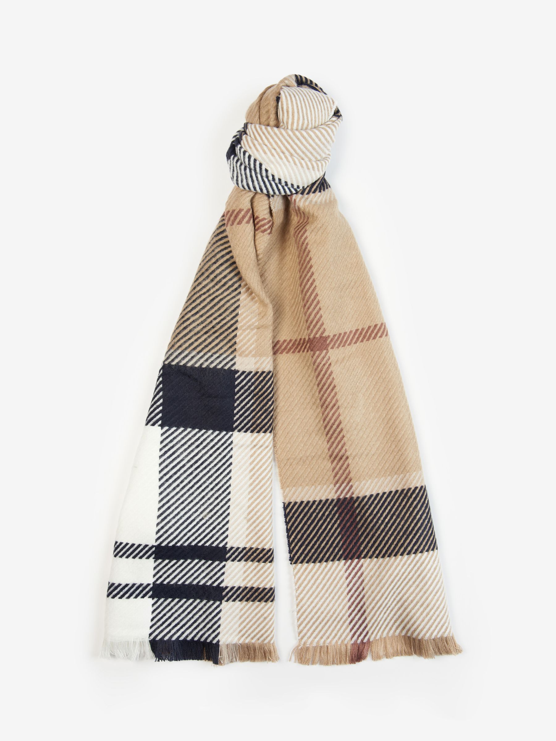 Barbour Hailes Plaid Scarf in Pearl Grey Tartan at Nordstrom - Yahoo  Shopping