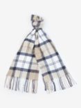 Barbour Dover Beanie & Hailes Tartan Scarf Gift Set, Rosewood