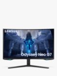 Samsung Odyssey Neo G7 LS32BG750NUXXU 4K Ultra HD Curved Gaming Monitor, 32”