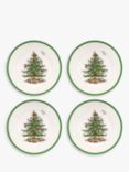 Spode Christmas Tree Stoneware Dinner Plate, 27cm, White/Green