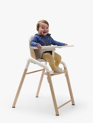 Bugaboo Giraffe Highchair & Accessories Baby Bundle, Wood/Grey