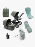 Bugaboo Fox 5 Pushchair & Accessories Essential Bundle, Forest Green