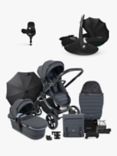 iCandy Peach 7 Pushchair & Accessories with Maxi-Cosi Pebble 360 Pro Baby Car Seat and Base Bundle, Grey/Essential Black