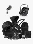 iCandy Core Pushchair & Accessories with Maxi-Cosi Pebble 360 Baby Car Seat and Base Bundle, Black/Essential Black