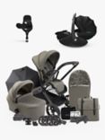 iCandy Core Pushchair & Accessories with Maxi-Cosi Pebble 360 Pro Baby Car Seat and Base Bundle, Light Moss/Essential Black