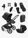 Bugaboo Fox 5 Pushchair with Maxi-Cosi Pebble 360 Pro Baby Car Seat and Base Bundle, Midnight Black/Essential Black