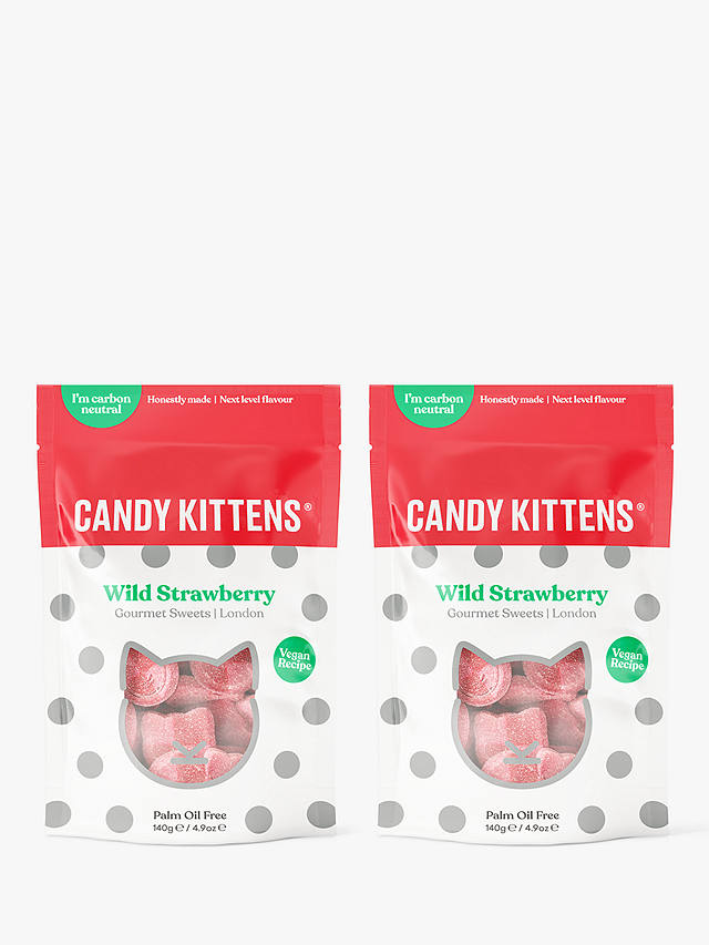 Candy Kittens Wild Strawberry, 2x 140g