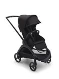 Bugaboo Dragonfly Pushchair, Carrycot & Accessories Essential Bundle, Midnight Black