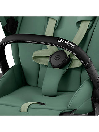 Cybex Priam Pushchair Chassis & Seat Pack Bundle, Matt Black/ Leaf Green
