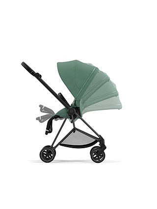 Cybex Mios Pushchair Chassis & Seat Pack Bundle, Matte Black/ Leaf Green