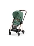 Cybex Mios Pushchair Chassis & Seat Pack Bundle, Rose Gold/ Leaf Green