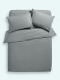 John Lewis ANYDAY Pure Cotton Bedding Set, Double, Steel