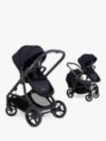 iCandy Orange 4 Pushchair with Cybex Cloud T i-Size Rotating Baby Car Seat and Base T 360 Rotating Base Bundle, Black