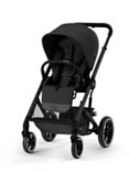 Cybex Balios S Lux Pushchair, Carrycot & Accessories with Cloud G Car Seat & Base G Bundle, Black