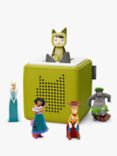 tonies Toniebox Starter Set with 4 Disney Audio Characters Bundle, Green