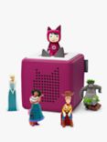 tonies Toniebox Starter Set with 4 Disney Audio Characters Bundle, Purple