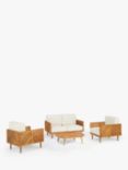 John Lewis + Swoon Franklin 4-Seater Garden Coffee Table & Lounge Set, FSC-Certified (Acacia Wood)