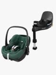 Maxi-Cosi Pebble 360 Pro i-Size Car Seat and FamilyFix 360 Pro ISOFIX Base Bundle, Essential Green/ Black