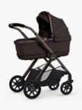 Silver Cross Reef 2 Special Edition Pushchair & Accessories with Maxi-Cosi Pebble i-Size Car Seat and FamilyFix Base Bundle, Ganache/Black