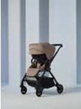 Silver Cross Dune 2 Pushchair, Carrycot & Accessories with Dream i-Size Car Seat and Base, Mocha/Black