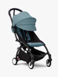 Stokke YOYO³ Pushchair Frame and 6+ Colour Pack, Black/Aqua