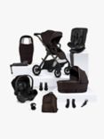 Silver Cross Reef 2 Special Edition Pushchair & Accessories with Silver Cross Dream i-Size Baby Car Seat, Motion All-Size Car Seat and Dream ISOFIX Base Bundle, Ganache/Black