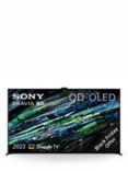 Sony Bravia XR XR65A95L (2023) QD-OLED HDR 4K Ultra HD Smart Google TV, 65 inch with Youview, Dolby Atmos & Acoustic Surface Audio+, Black