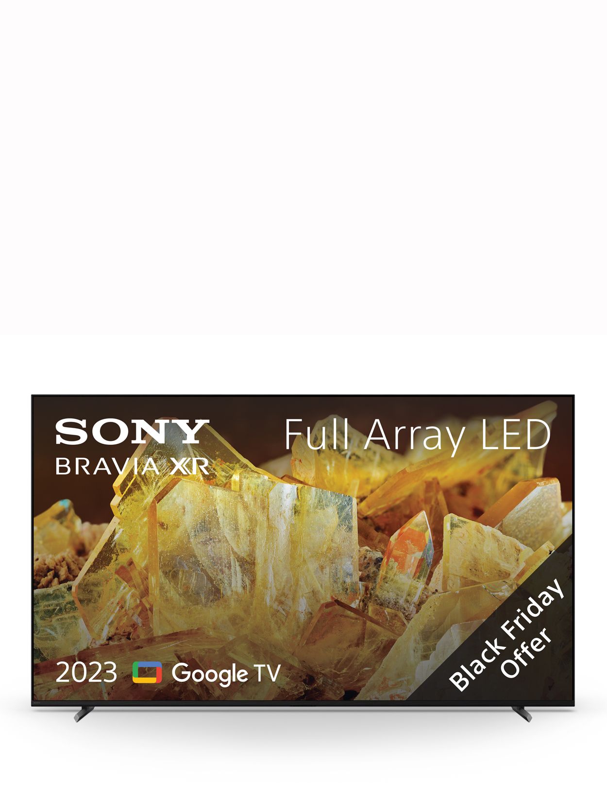 Sony Bravia XR XR65X90L (2023) LED HDR 4K Ultra HD Smart Google TV, 65 inch with Youview/Freesat HD & Dolby Atmos, Black