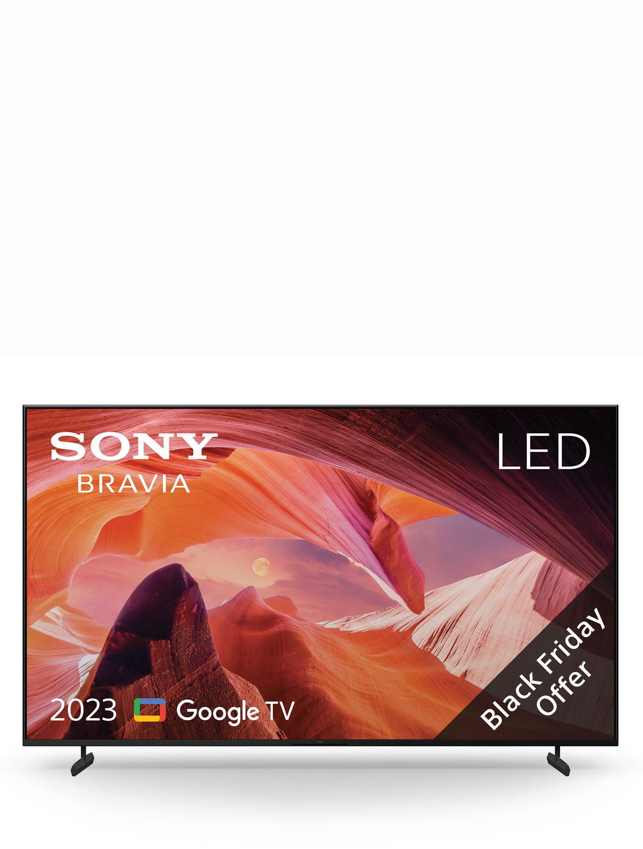 Sony Bravia KD85X80L (2023) LED HDR 4K Ultra HD Smart Google TV, 85 inch with Youview/Freesat HD & Dolby Atmos, Black