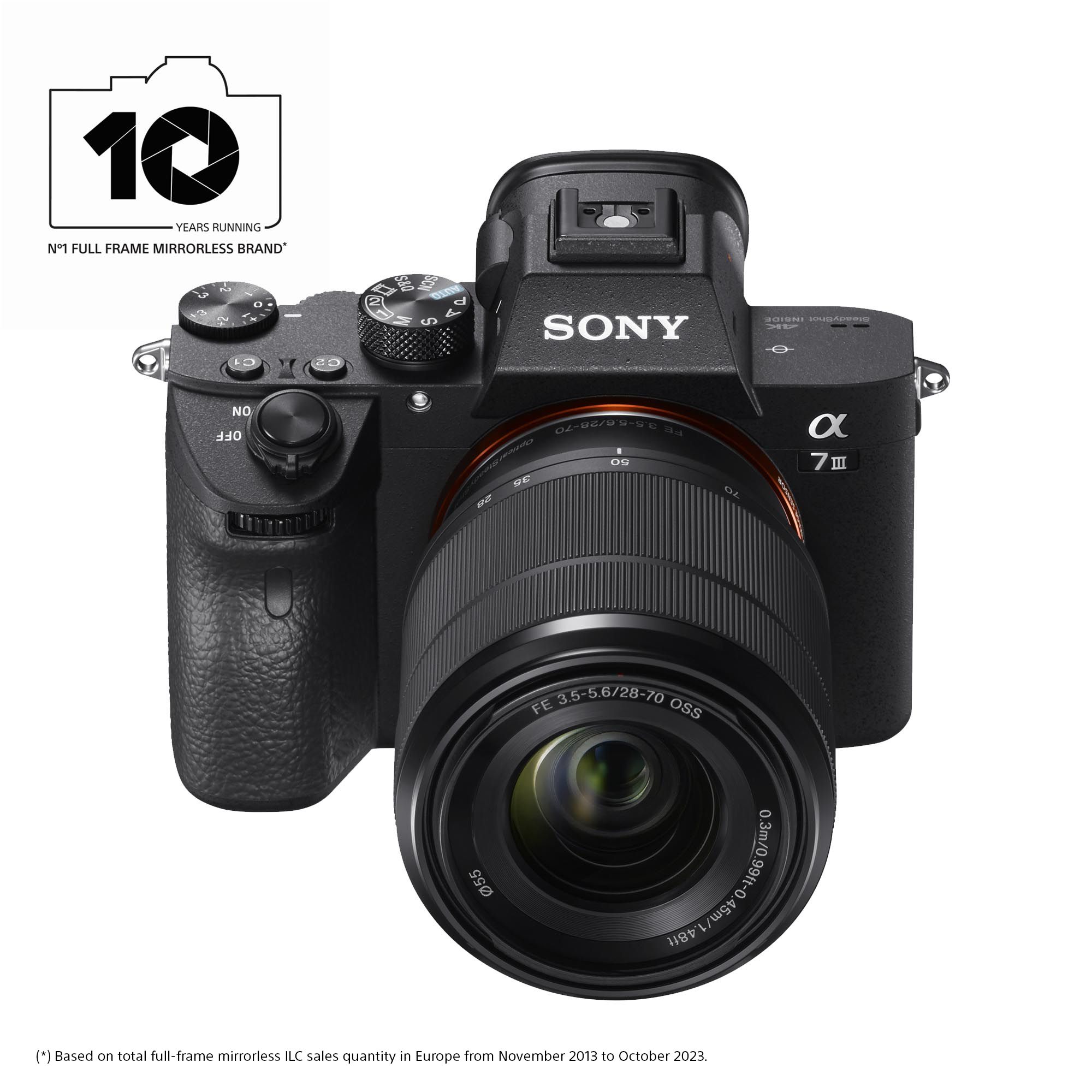 Sony a7 III (Alpha ILCE-7M3) Compact System Camera with 28-70mm 