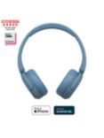 Sony WH-CH520 Bluetooth Wireless On-Ear Headphones with Mic/Remote, Blue