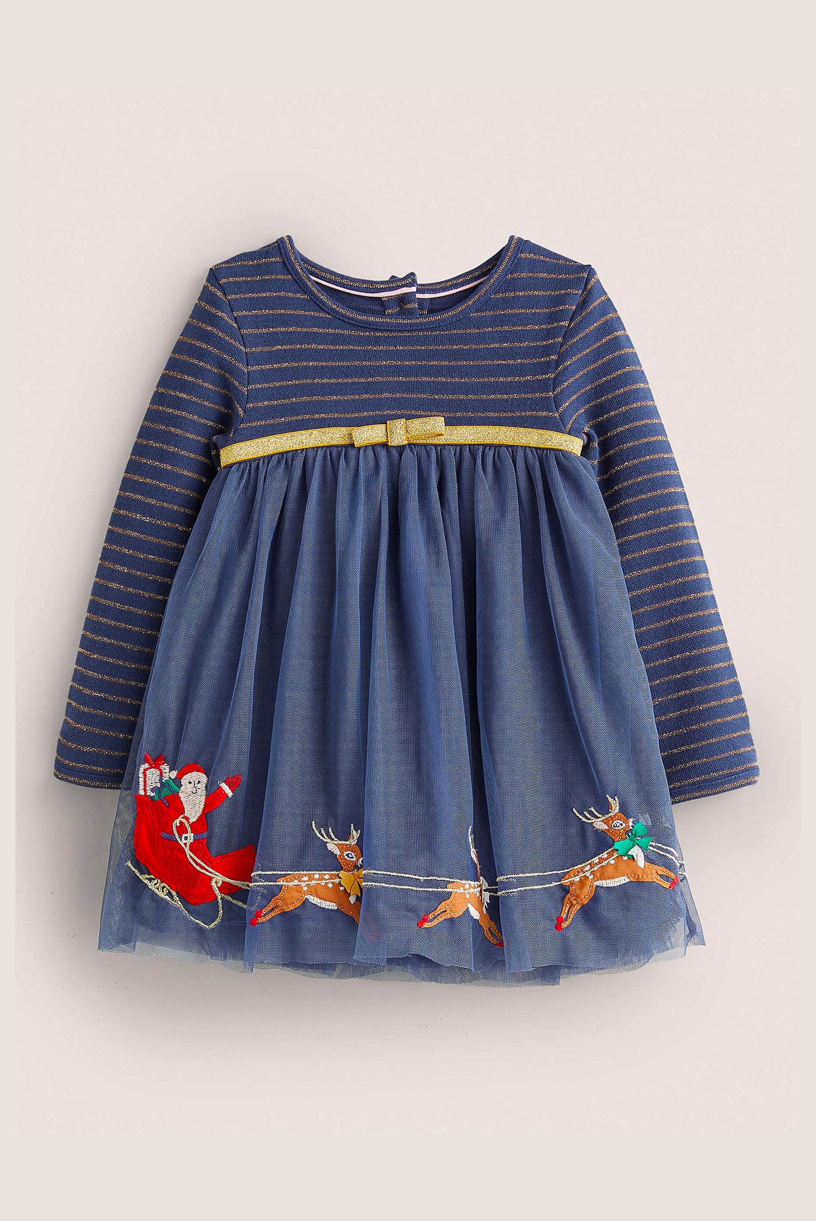 Mini Boden Baby Tulle Christmas Party Dress, £24.50