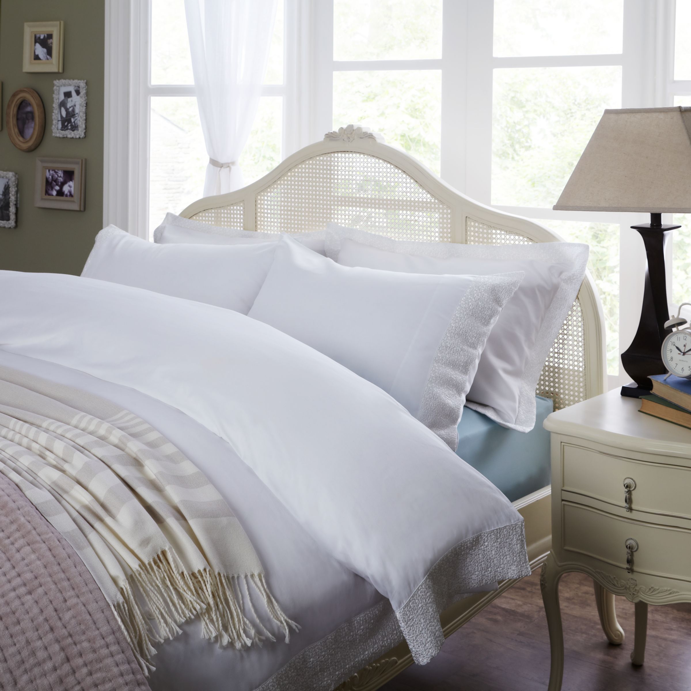 John Lewis Partners Soft And Silky Fiona Cotton Bedding At John
