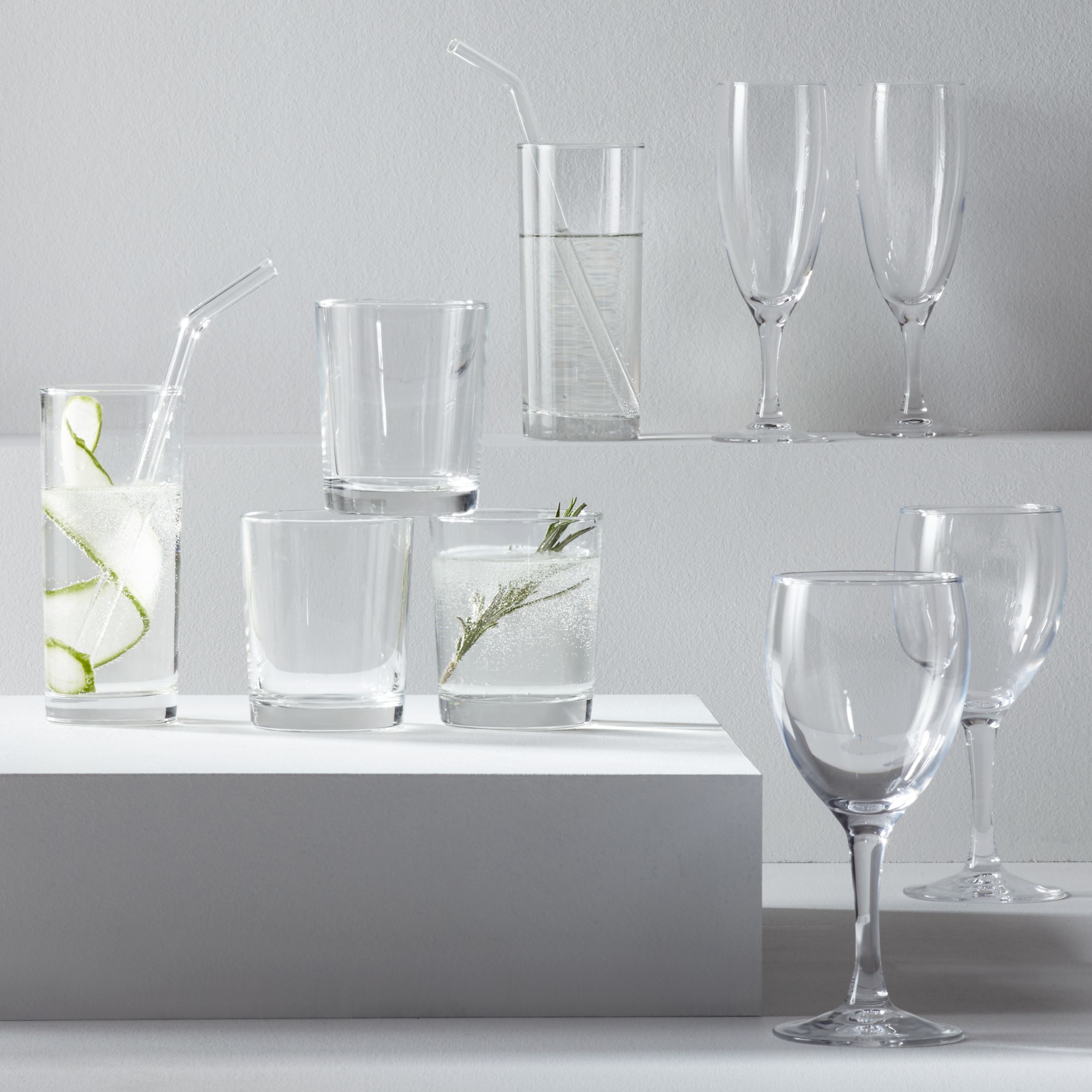 rectangle champagne flutes