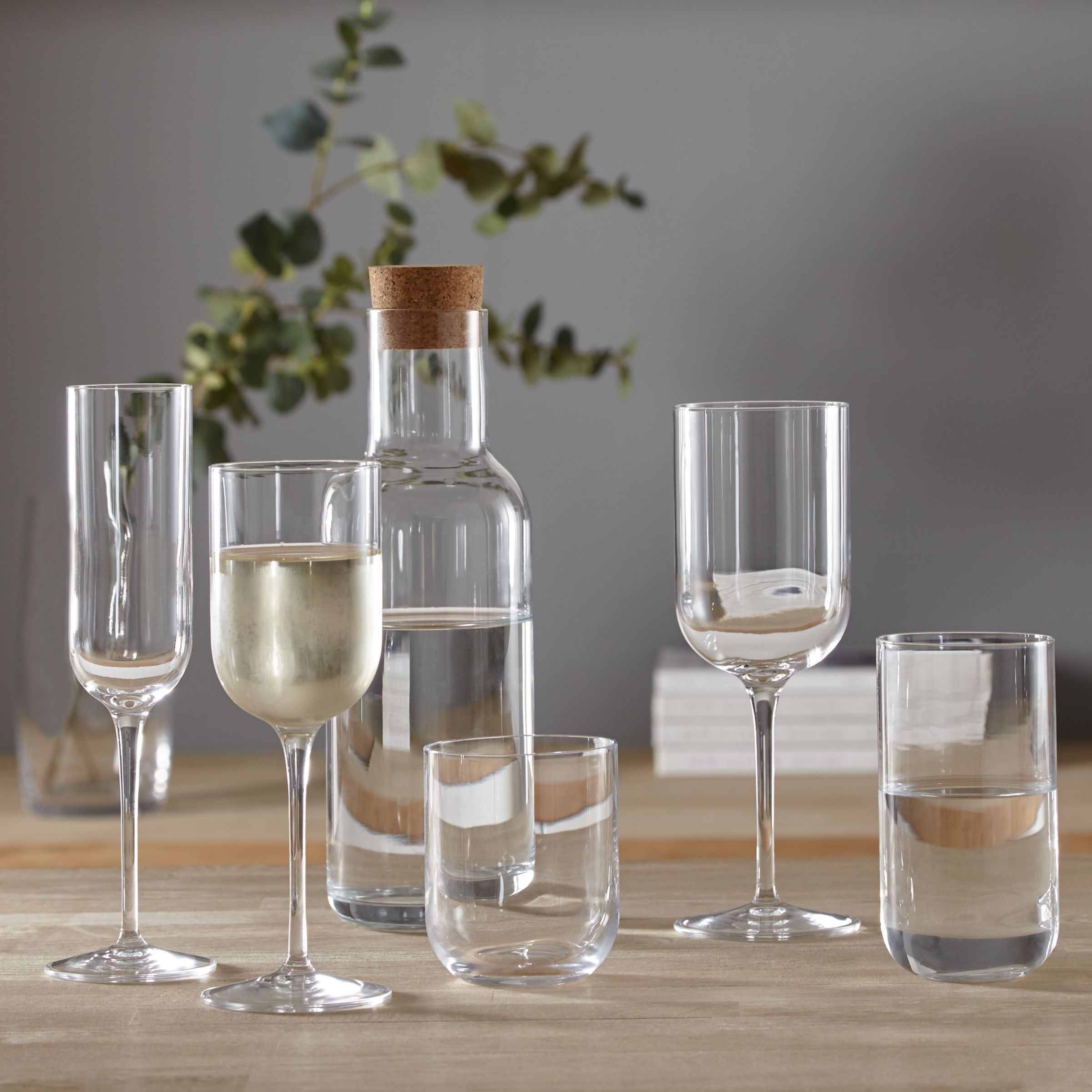 BuyJohn Lewis & Partners Sublime Carafe With Cork, Clear, 1L Online at johnlewis.com