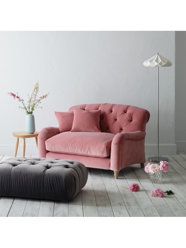 Pink store loaf sofa