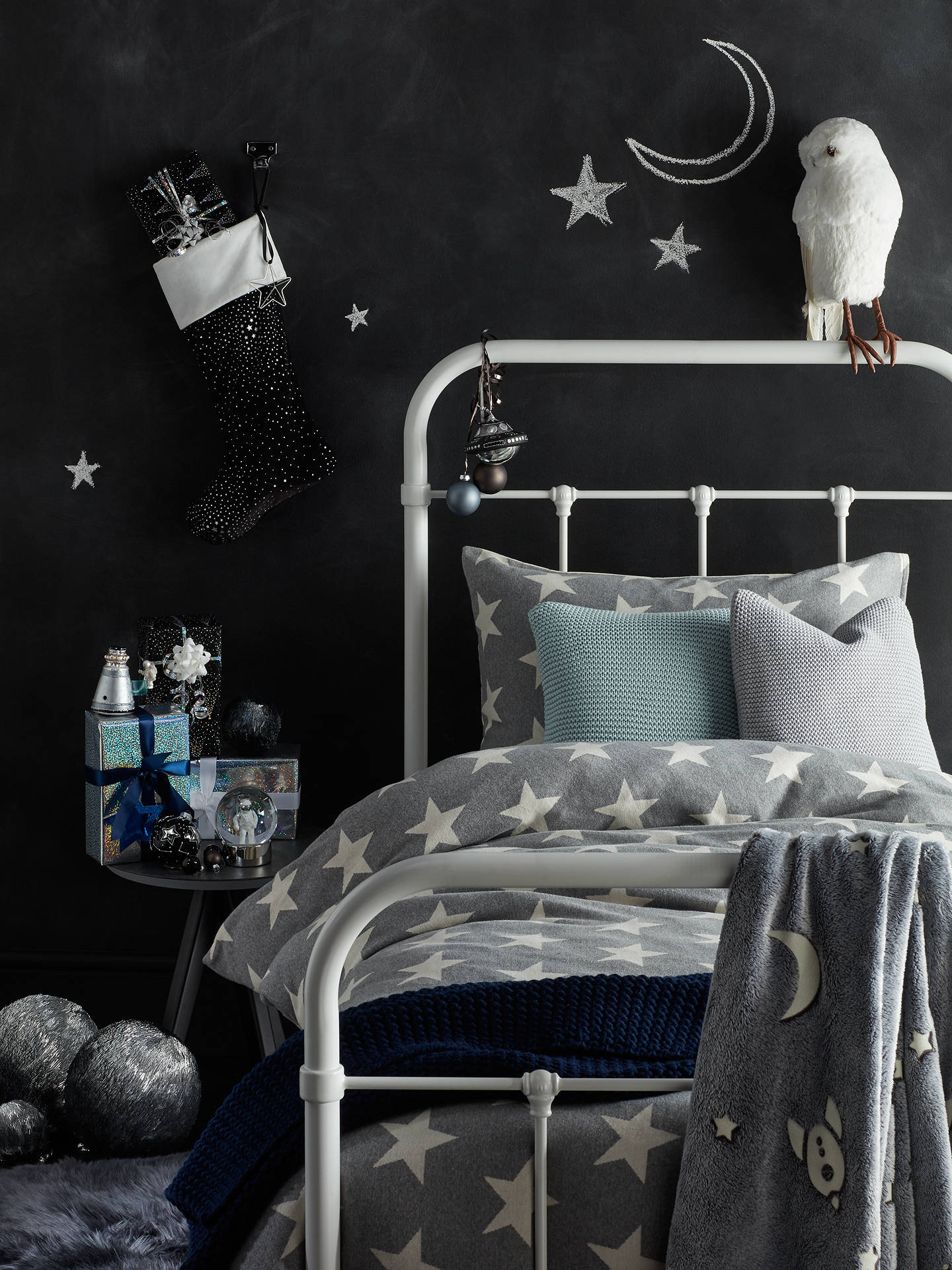 Little Home At John Lewis Star Knitted Duvet Cover And Pillowcase