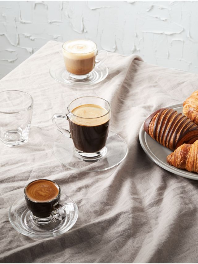 John Lewis ANYDAY Coffee Connoisseur Glass Americano Cups