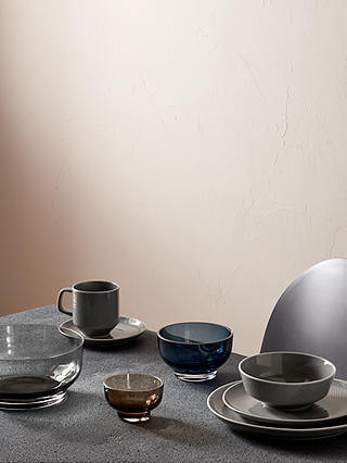 Design Project by John Lewis No.098 Pasta Bowl, 24cm, Grey