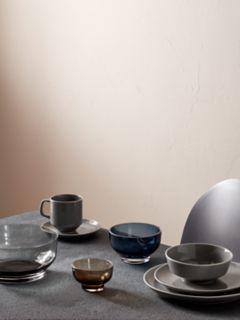 Design Project by John Lewis Porcelain Cereal Bowl, 16cm, Grey